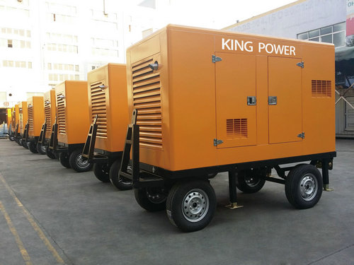 移動天燃氣發電機組準備發貨